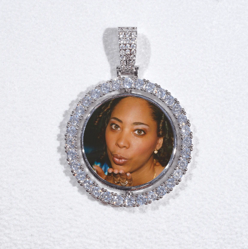 3D Spinning 2-Faced Custom Picture Pendant
