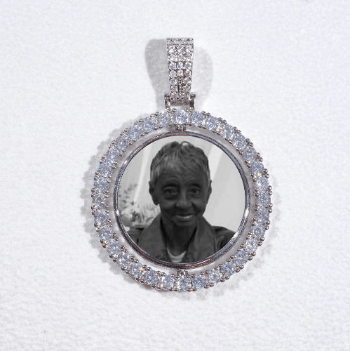 3D Spinning 2-Faced Custom Picture Pendant