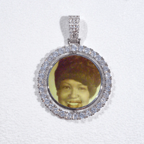 3D Spinning 2-Faced Custom Picture Pendant