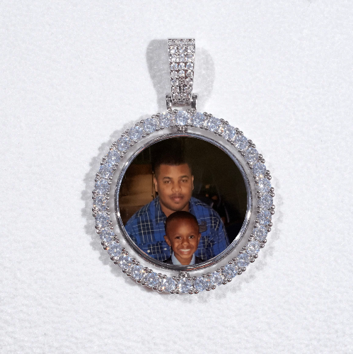 3D Spinning 2-Faced Custom Picture Pendant