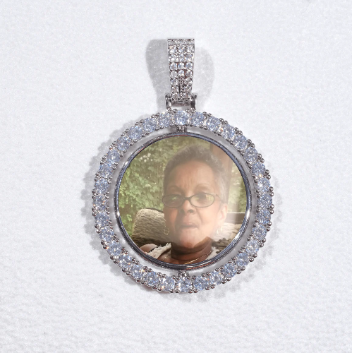 3D Spinning 2-Faced Custom Picture Pendant