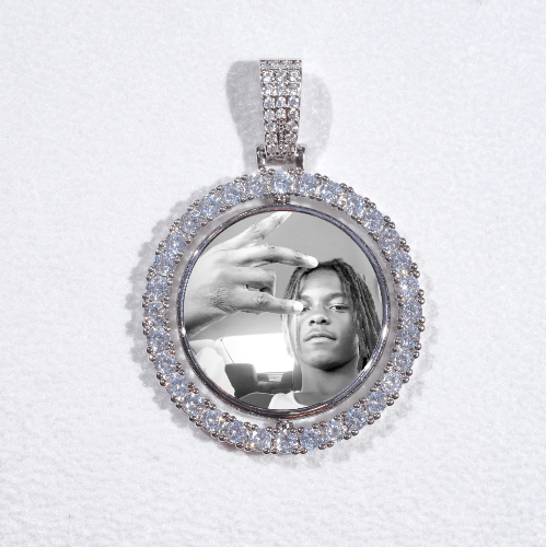 3D Spinning 2-Faced Custom Picture Pendant