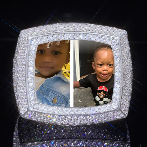 3D CUSTOM PICTURE ICED RING