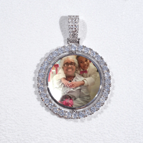 3D Spinning 2-Faced Custom Picture Pendant
