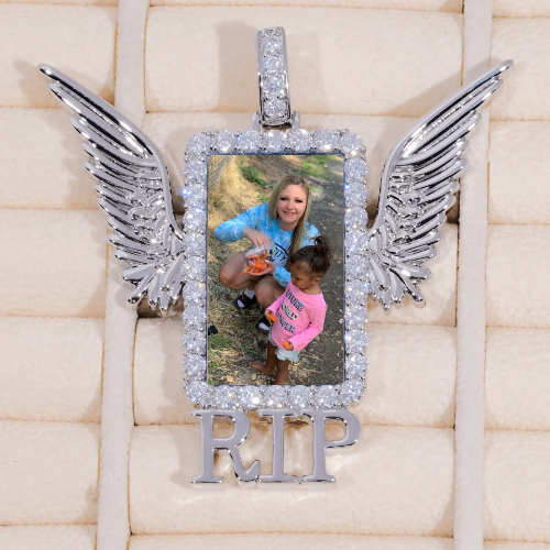 RIP WING 3D CUSTOM PICTURE PENDANT