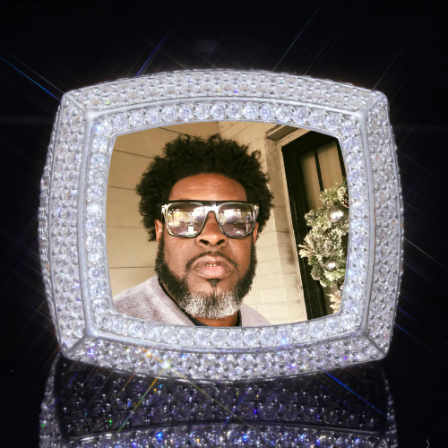 3D CUSTOM PICTURE ICED RING