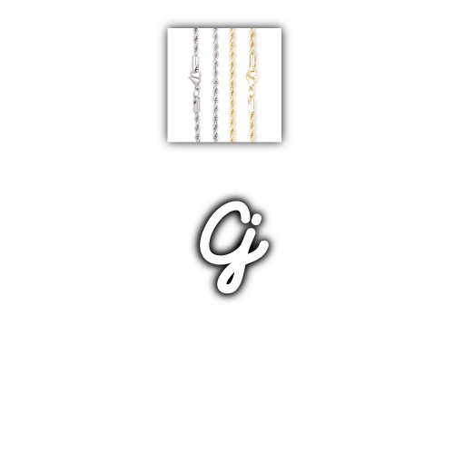 Script Custom Letter Necklace