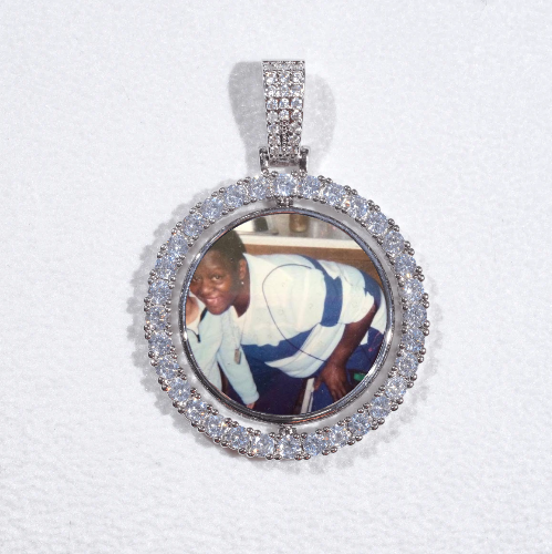 3D Spinning 2-Faced Custom Picture Pendant