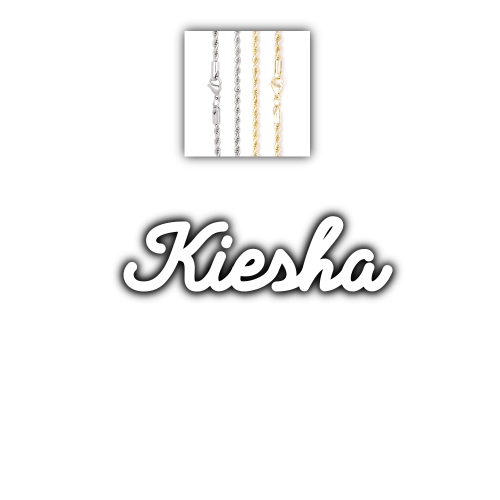 Script Custom Letter Necklace