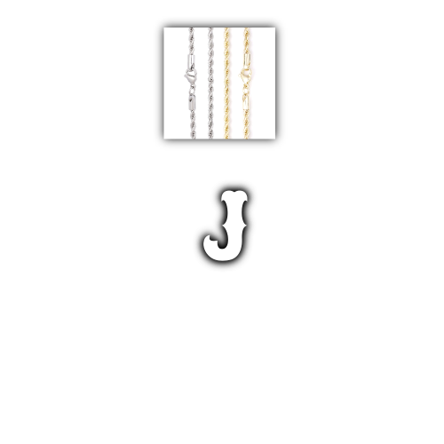 Custom Letters Freibeuter Font Necklace
