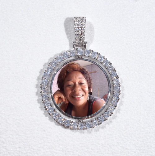 3D Spinning 2-Faced Custom Picture Pendant