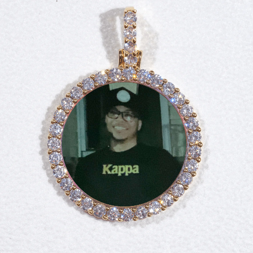 3D CIRCLE CUSTOM PICTURE PENDANT SMALL SIZE