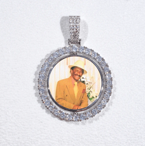 3D Spinning 2-Faced Custom Picture Pendant