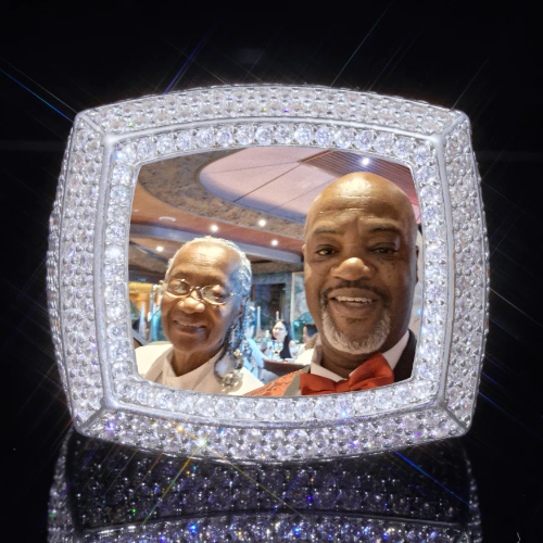 3D CUSTOM PICTURE ICED RING