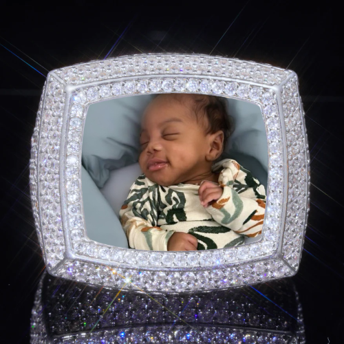 3D CUSTOM PICTURE ICED RING