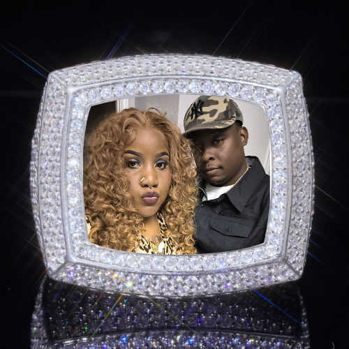 3D CUSTOM PICTURE ICED RING