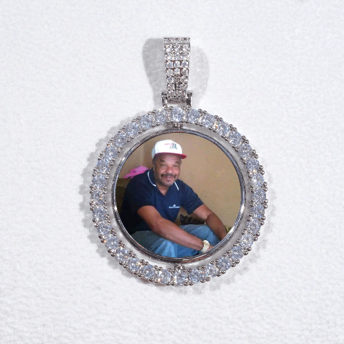 3D Spinning 2-Faced Custom Picture Pendant
