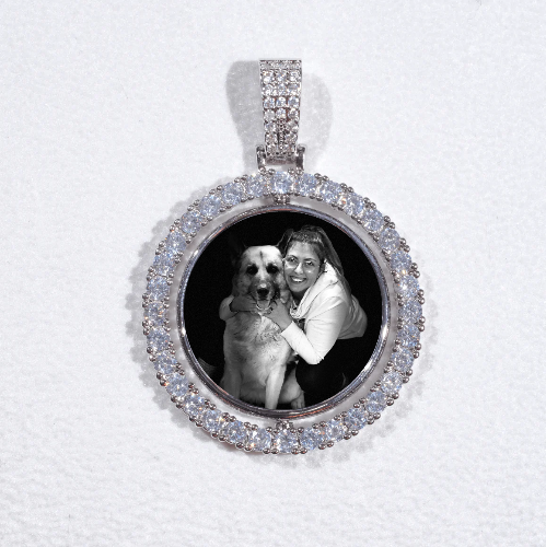 3D Spinning 2-Faced Custom Picture Pendant
