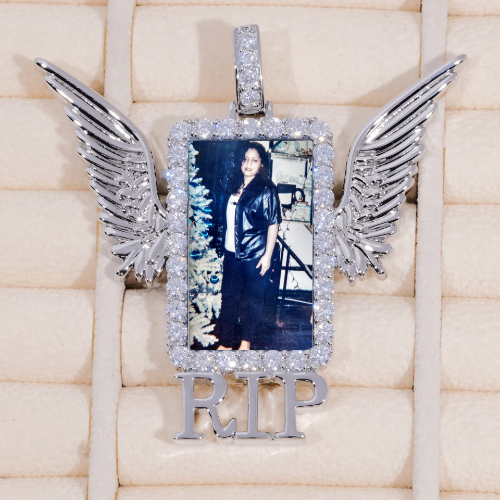 RIP WING 3D CUSTOM PICTURE PENDANT