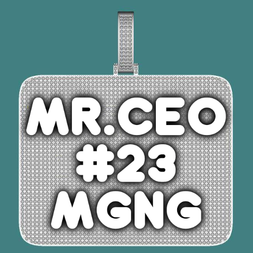 CUSTOM LETTER NECKLACE 3D BIG SQUARE