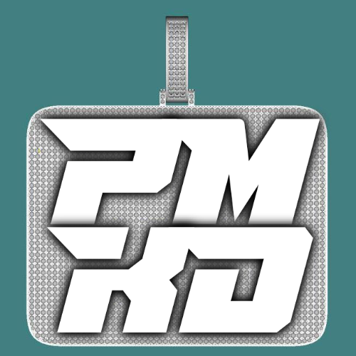 CUSTOM LETTER NECKLACE 3D BIG SQUARE