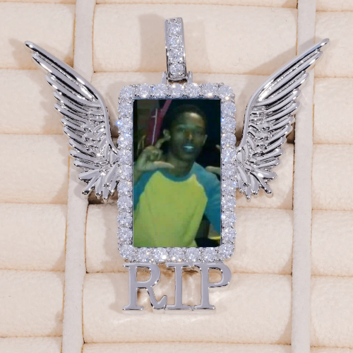 RIP WING 3D CUSTOM PICTURE PENDANT