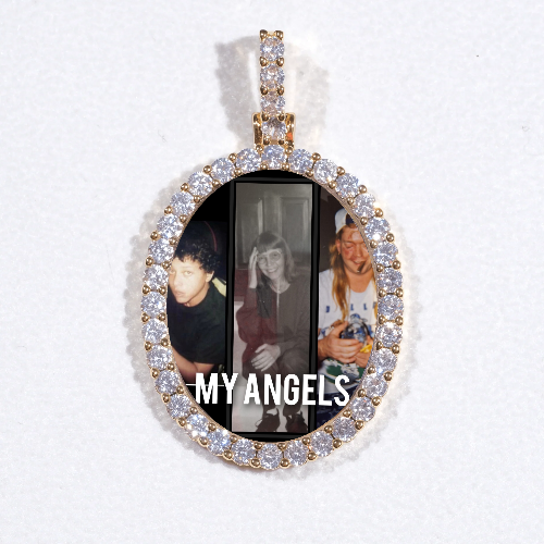 3D Oval Custom Picture Pendant