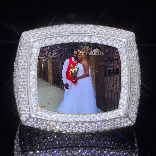 3D CUSTOM PICTURE ICED RING