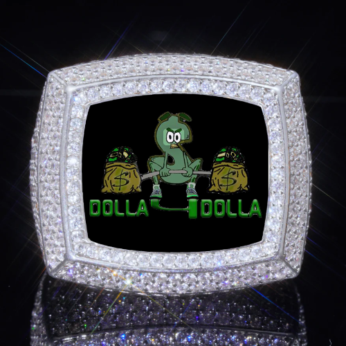 3D CUSTOM PICTURE ICED RING