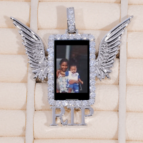 RIP WING 3D CUSTOM PICTURE PENDANT