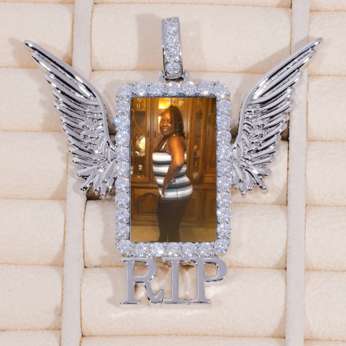 RIP WING 3D CUSTOM PICTURE PENDANT