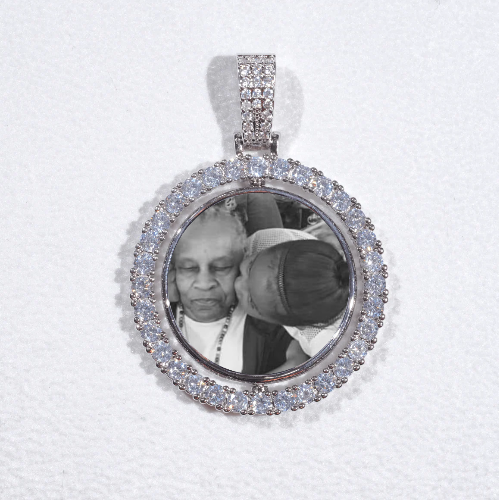 3D Spinning 2-Faced Custom Picture Pendant