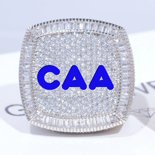 CUSTOM LETTER 3D ICED RING