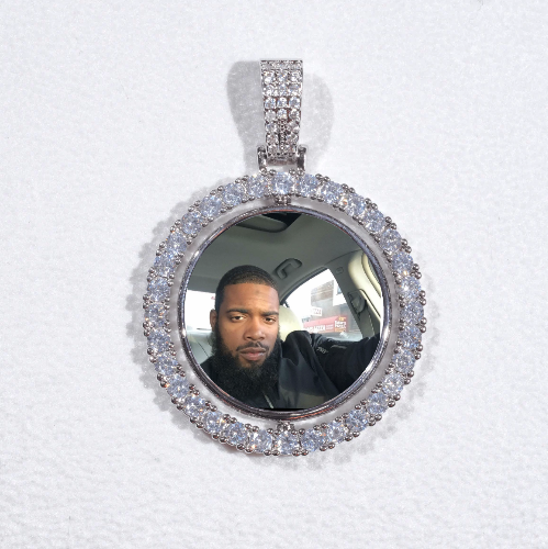 3D Spinning 2-Faced Custom Picture Pendant