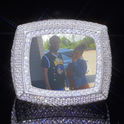 3D CUSTOM PICTURE ICED RING