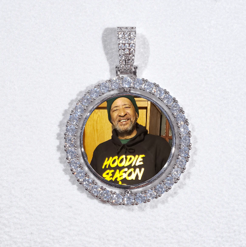 3D Spinning 2-Faced Custom Picture Pendant