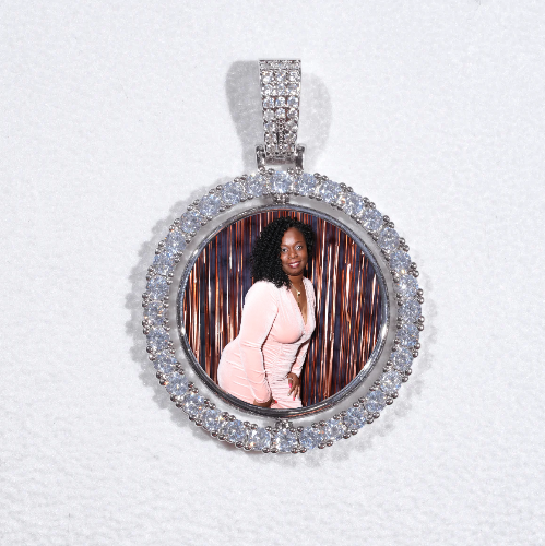 3D Spinning 2-Faced Custom Picture Pendant