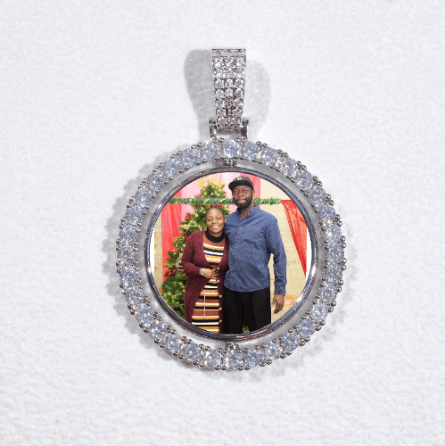 3D Spinning 2-Faced Custom Picture Pendant