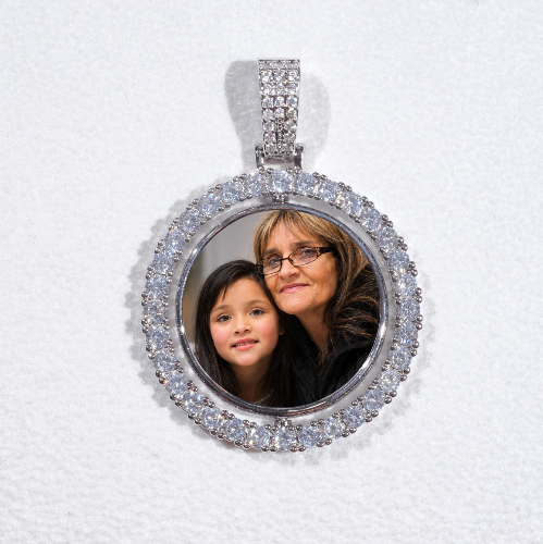 3D Spinning 2-Faced Custom Picture Pendant
