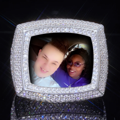 3D CUSTOM PICTURE ICED RING