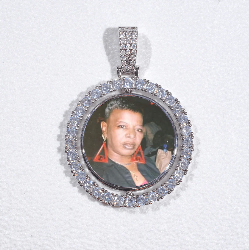 3D Spinning 2-Faced Custom Picture Pendant