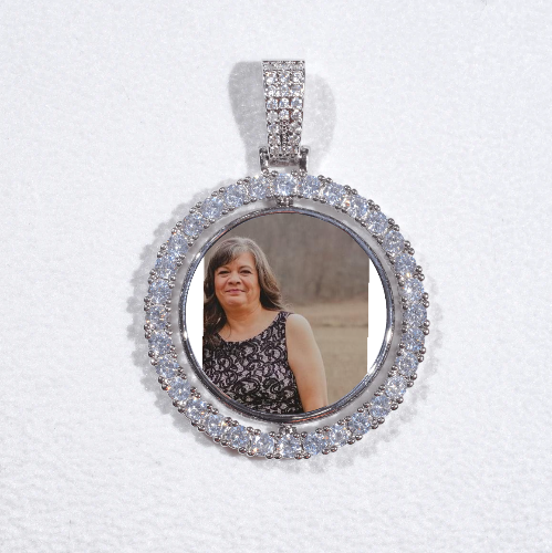 3D Spinning 2-Faced Custom Picture Pendant
