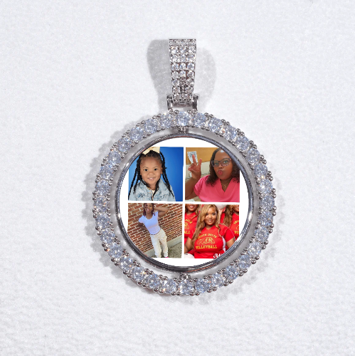 3D Spinning 2-Faced Custom Picture Pendant