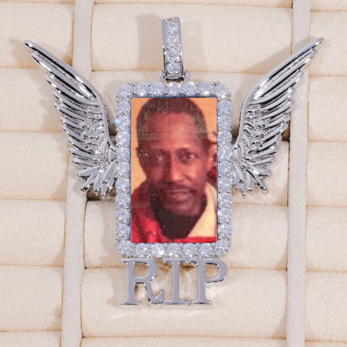 RIP WING 3D CUSTOM PICTURE PENDANT
