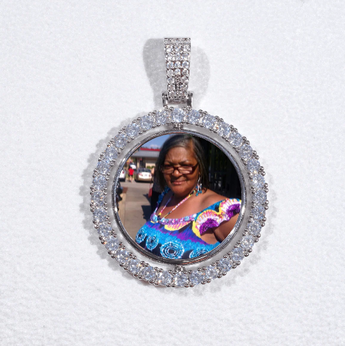 3D Spinning 2-Faced Custom Picture Pendant