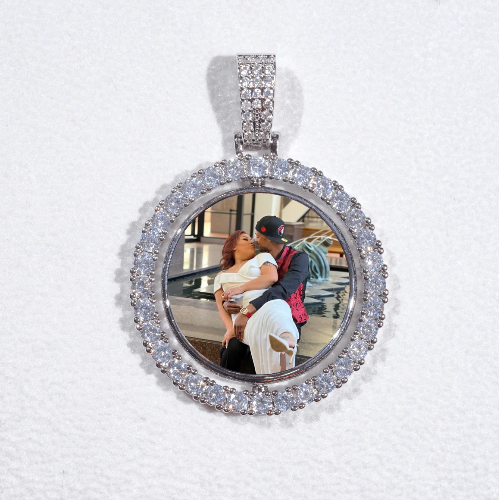 3D Spinning 2-Faced Custom Picture Pendant