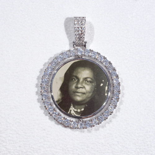 3D Spinning 2-Faced Custom Picture Pendant