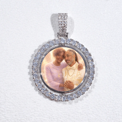 3D Spinning 2-Faced Custom Picture Pendant