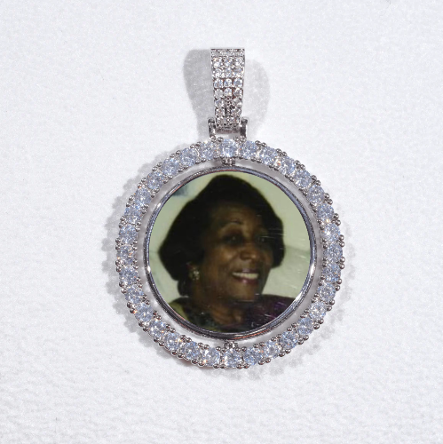 3D Spinning 2-Faced Custom Picture Pendant