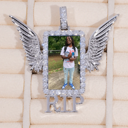 RIP WING 3D CUSTOM PICTURE PENDANT